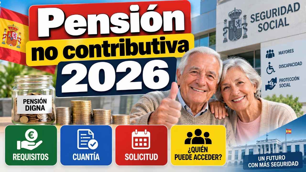 Pensión no contributiva 2026: ¿Cuánto Puedes Ganar sin Perderla?